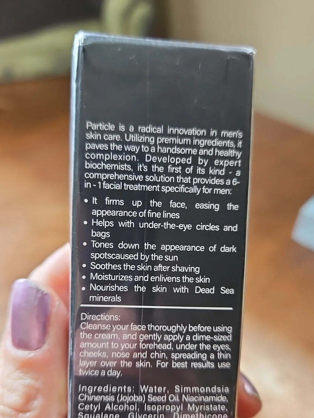 Article Particle Men's Face Cream
